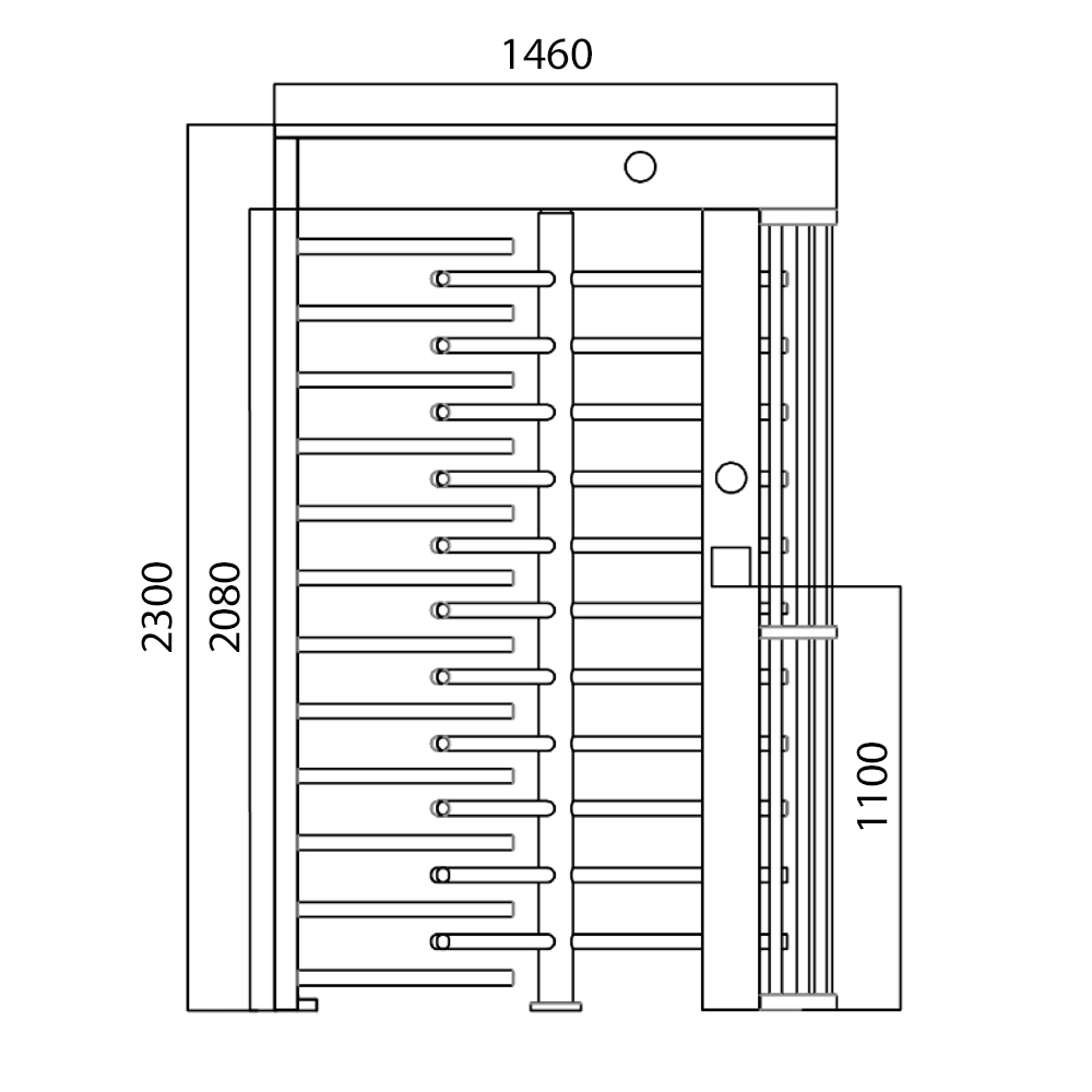 KAB-DS411 Line Drawing